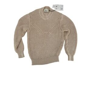 Isabel Marant Pullover Yandra 38 Ecru New Chunky Knit Sweater